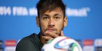 <p>Neymar disse ter ficado arrepiado com discurso de Felipão </p>  Foto: Ricardo Matsukawa / Terra