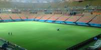 Imagens divulgadas pela empresa responsável pelo campo da Arena da Amazônia mostram um gramado em boas condições  Foto: Greenleaf / Divulgação