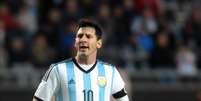 Capitão da Argentina, Messi sonha com final contra o Brasil  Foto: AFP
