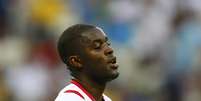 Joel Campbell comemora o gol de empate da Costa Rica na partida contra o Uruguai no Castelão  Foto: Reuters