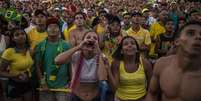 Fan Fest de Natal reuniu 15 mil pessoas em jogo da Seleção Brasileira  Foto: Getty Images 