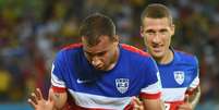 <p>Gol de John Brooks foi estampado na capa dos principais veículos de comunicação americanos</p>  Foto: AFP