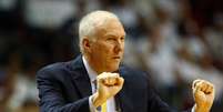 <p>Gregg Popovich faturou o seu quinto título na NBA</p>  Foto: Getty Images 