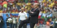 <p>Vicente Del Bosque assume culpa por eliminação da Copa</p>  Foto: AFP