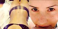 <p>Demi Lovato presumi&oacute; su belleza natural con selfies en bikini.</p>  Foto: Twitter