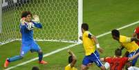 <p>Ochoa foi o destaque do M&eacute;xico contra o Brasil</p>  Foto: Reuters
