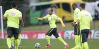 Atacante Neymar foi um dos destaques no treino da Seleção Brasileira   Foto: Mário Farache/MOWAPRESS  / Divulgação