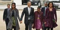 <p>Casal Obama é visto com as filhas Malia (à esq.) e Sasha</p>  Foto: Reuters