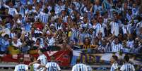 <p>Messi marcou nos acréscimos para definir classificação</p>  Foto: Reuters