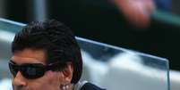 <p>Maradona assitiu ao jogo entre Argentina e Ir&atilde; no Mineir&atilde;o</p>  Foto: Getty Images 