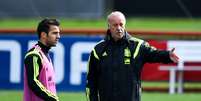 Fabregas n&atilde;o gostou de perder o colete de titular em treino; Del Bosque chamou jogador de ego&iacute;sta  Foto: Getty Images 