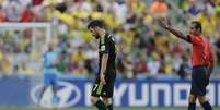 Autor do gol, David Villa é substituído no início do segundo tempo  Foto: Reuters