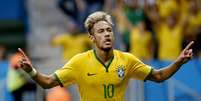 <p>Neymar é o artilheiro da Copa 2014 com quatro gols</p>  Foto: Ricardo Matsukawa / Terra