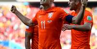 Arjen Robben é o símbolo da Holanda veloz e que não precisa ficar muito tempo com a bola para vencer seus adversários  Foto: Getty Images 