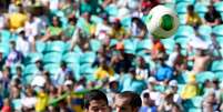 Uruguaio e italiano também se estranharam na Copa das Confederações disputada no ano passado  Foto: Getty Images 