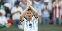 <p>Messi fez dois dos três gols marcados pela Argentina nesta quarta-feira</p>  Foto: Ricardo Matsukawa / Terra