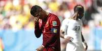 <p>Cristiano Ronaldo não conseguiu carregar sozinho nas costas a seleção de Portugal</p>  Foto: Jorge Silva / Reuters