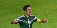 Rafa Marquez comemora gol contra Croácia  Foto: Javier Soriano / AFP