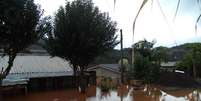 Chuva tira pessoas de casa e traz prejuízos para municípios do Rio Grande do Sul, como em Barra do Guarita, no noroeste do Estado  Foto: Prefeitura de Barra do Guarita / Divulgação