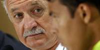 <p>Técnico da Seleção Brasileira, Luiz Felipe Scolari terá uma reunião com os jogadores para tratar os pontos falhos e os positivos da equipe</p>  Foto: Eric Gaillard / Reuters