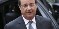 <p>François Hollande conversou nesta segunda-feira com o secretário-geral da ONU, Ban Ki-moon, sobre a situação em Gaza e Israel</p>  Foto: Reuters