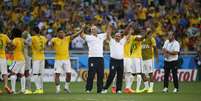 <p>Brasil, de Felipão, está nas quartas de final</p>  Foto: Ricardo Matsukawa / Terra