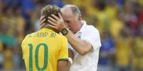 <p>Luiz Felipe Scolari não terá seu jogador mais decisivo até o final da Copa do Mundo</p>  Foto: Ricardo Matsukawa / Terra