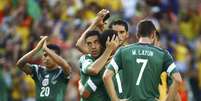 <p>México foi eliminado de virada com dois gols nos últimos minutos do segundo tempo</p>  Foto: Murad Sezer / Reuters