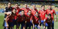 Seleção chilena, eliminada em partida contra o Brasil definida nos penâltis, no estádio Mineirão, em Belo Horizonte. 28/6/2014.  Foto: Eric Gaillard / Reuters