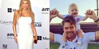 <p>Axl, de 10 meses, é fruto do casamento da atriz com o ator Josh Duhamel</p>  Foto: Getty Images / @joshduhamel / Instagram / Reprodução