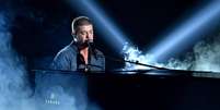 <p>Nesse domingo (29), aconteceu em Los Angeles, no Nokia Theatre, o BET Awards 2014. Na foto, Robin Thicke</p>  Foto: Getty Images 
