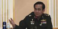 <p>Prayuth Chan-ocha anunciou em 28 de junho que as eleições poderão ser realizadas no final de 2015</p>  Foto: Chanat Katanyu/Pool / Reuters