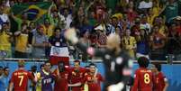 <p>Prorrogação entre Bélgica e EUA teve três gols em 30 minutos</p>  Foto: ADRIAN DENNIS / AFP