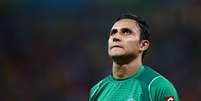 <p>Keylor Navas chegou a flertar com o Bayern de Munique, mas assinou com o Real Madrid</p>  Foto: Paul Gilham / Getty Images 