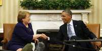 "O Chile foi um modelo de democracia na América Latina", disse o presidente Barack Obama em encontro com Michele Bachelet  Foto: Kevin Lamarque / Reuters