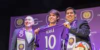 Kaká vestirá a camisa 10 do clube americano depois de passar seis meses no time do Morumbi  Foto: Divulgação