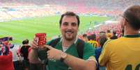 O jornalista Theo Saad acompanhou de perto o jogo entre Espanha e Chile, no Maracanã, e considera esta uma das melhores partidas do mundial  Foto: Arquivo Pessoal
