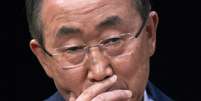 <p>Secretário-geral da ONU, Ban Ki-moon, disse que o texto foi aprovado por unanimidade</p>  Foto: Adrees Latif / Reuters
