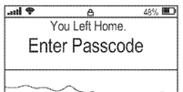 <p>Sistema pode pedir a senha do celular quando detectar que usuário não está mais em casa</p>  Foto: Reprodução/ US Patent and Trademark Office