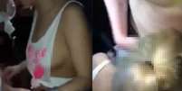 <p>Em troca de sexo oral, as mulheres recebem bebidas de graça</p>  Foto: Twitter