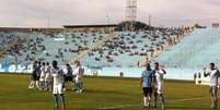 Foto mostra gramado ruim que atrapalhou o jogo  Foto: Marcio Neves/ Grêmio