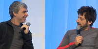 Na entrevista conduzida por Vinod Khosla, Larry Page e Sergey Brin falaram sobre os próximos passos do Google com ênfase no Google X  Foto: Youtube  Khosla Ventures / Reprodução