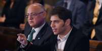 Axel Kicillof, ministro da Economia, liderará a comitiva argentina em Nova York  Foto: Lenin Nolly / EFE