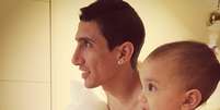 Di María e a filha Mía: depois dela, o pai nunca mais foi o mesmo  Foto: Instagram  / Reprodução