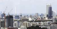 <p>Vista aérea da capital do Japão, Tóquio</p>  Foto: Christopher Jue / EFE