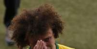 David Luiz chora após derrota para a Alemanha em Belo Horizonte; agora ele é o novo reforço do Fla. 08/07/2014.  Foto: David Gray / Reuters