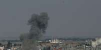 <p>Israel atacou Gaza e causou mortes nesta terça-feira</p>  Foto: AFP