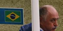 O técnico da seleção brasileira Luiz Felipe Scolari gesticula durante goleada comandada pela Alemanha no Mineirão, em Belo Horizonte. 08/07/2014  Foto: Ruben Sprich / Reuters