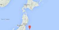 <p>Epicentro do terremoto foi localizado a uma profundidade de 10 quilômetros</p>  Foto: Google Maps / Reprodução