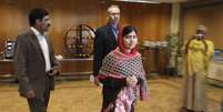 Malala pede a liberta&ccedil;&atilde;o das meninas  Foto: Reuters